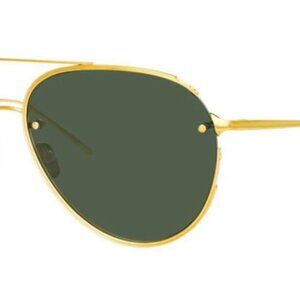 New authentic Linda Farrow LFL950 Russo sunglasses C1 Gold  $895